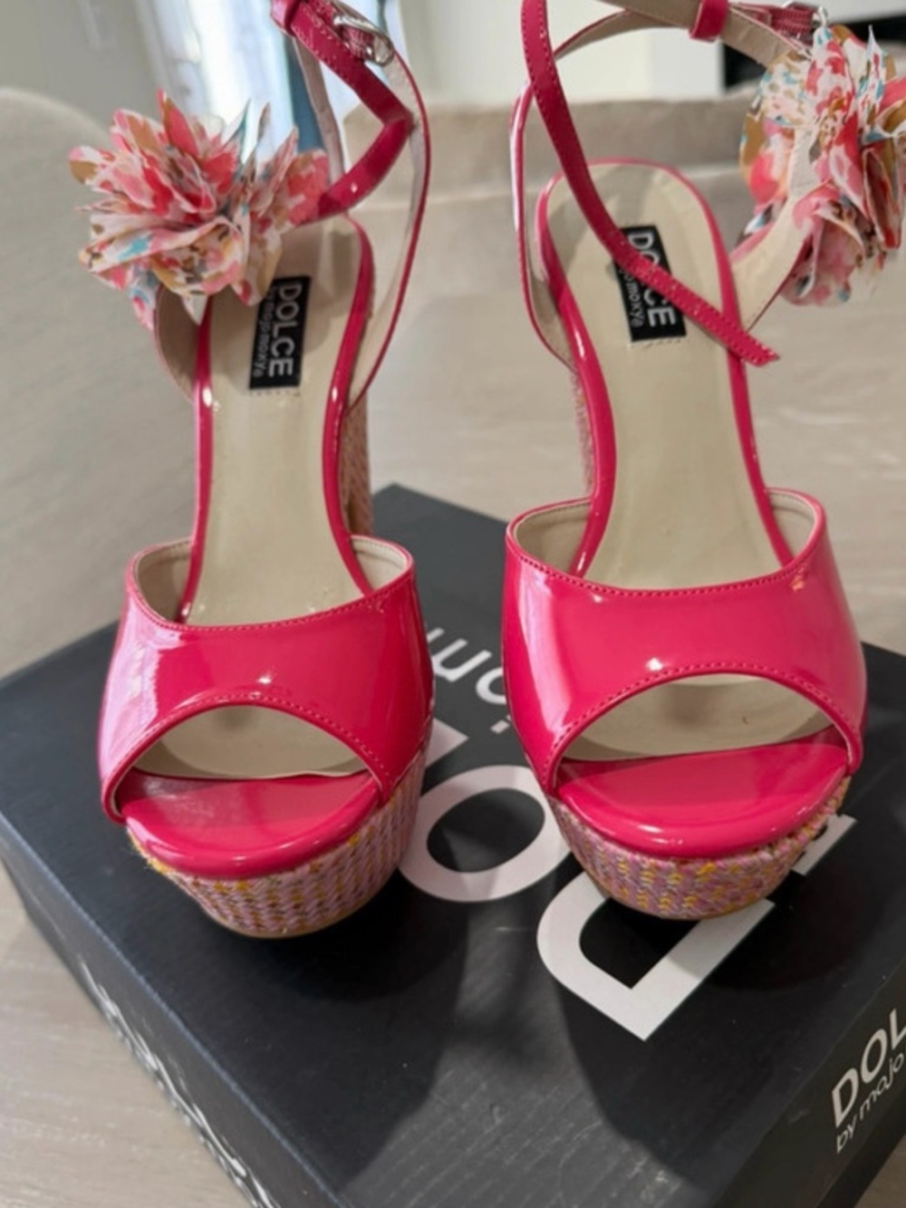 High heels mules/Platform Heels Statement /Chunky Heel Sandals